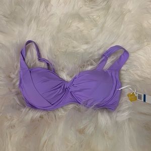 NWT Anne.Cole Amethyst Bikini top 32D/DD